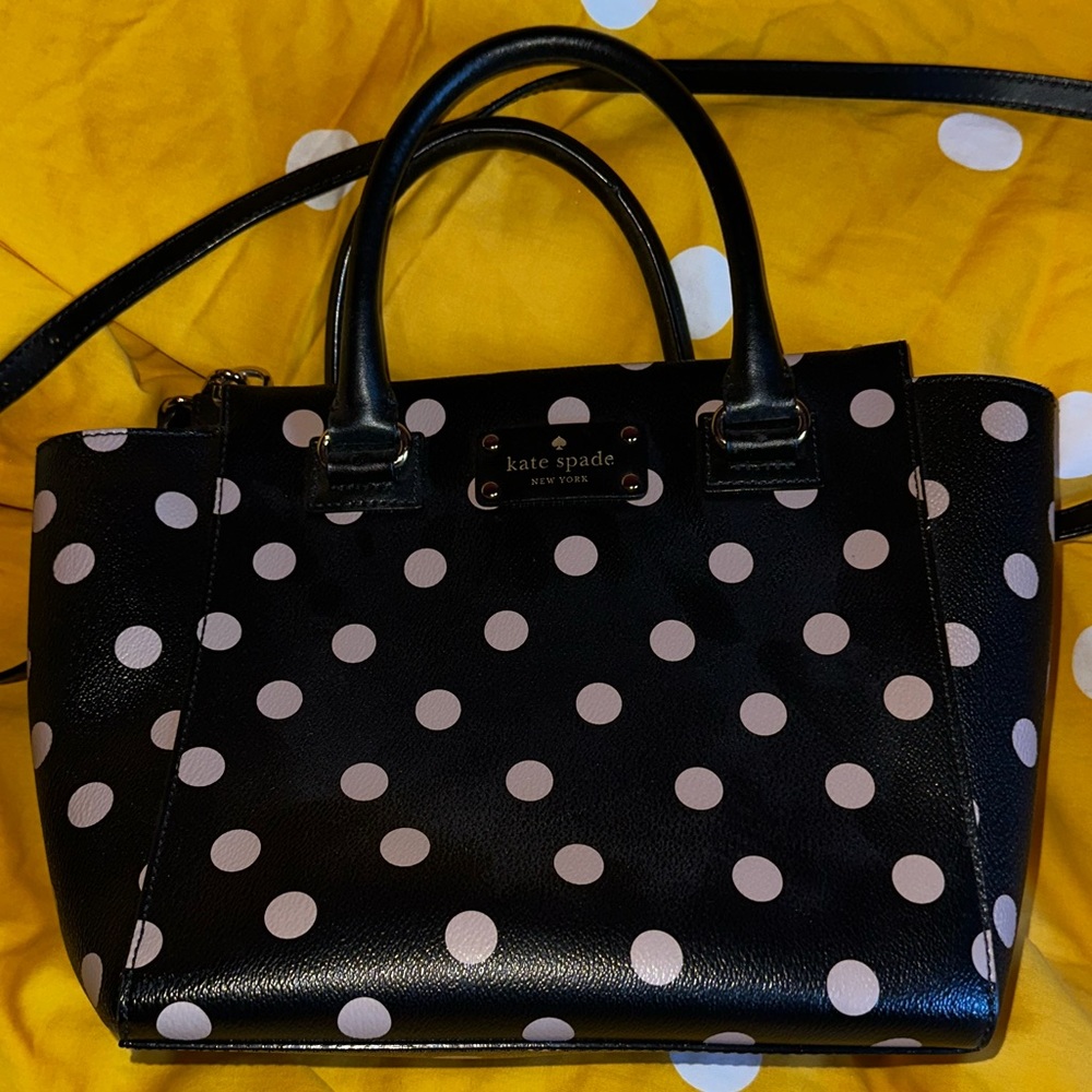 Kate spade polka dot satchel